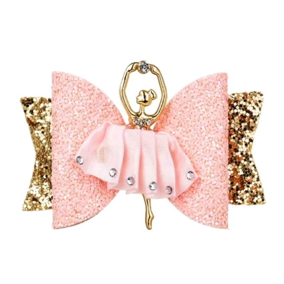 Princess Ballerina Hair Ribbon Hair Barrettes Ballerina Hair Clip Kids - Picture 4 of 4